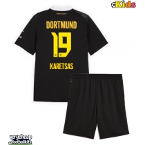 Borussia Dortmund Konstantinos Karetsas #19 Replica Away Minikit 2026-27 Short Sleeve (+ pants)